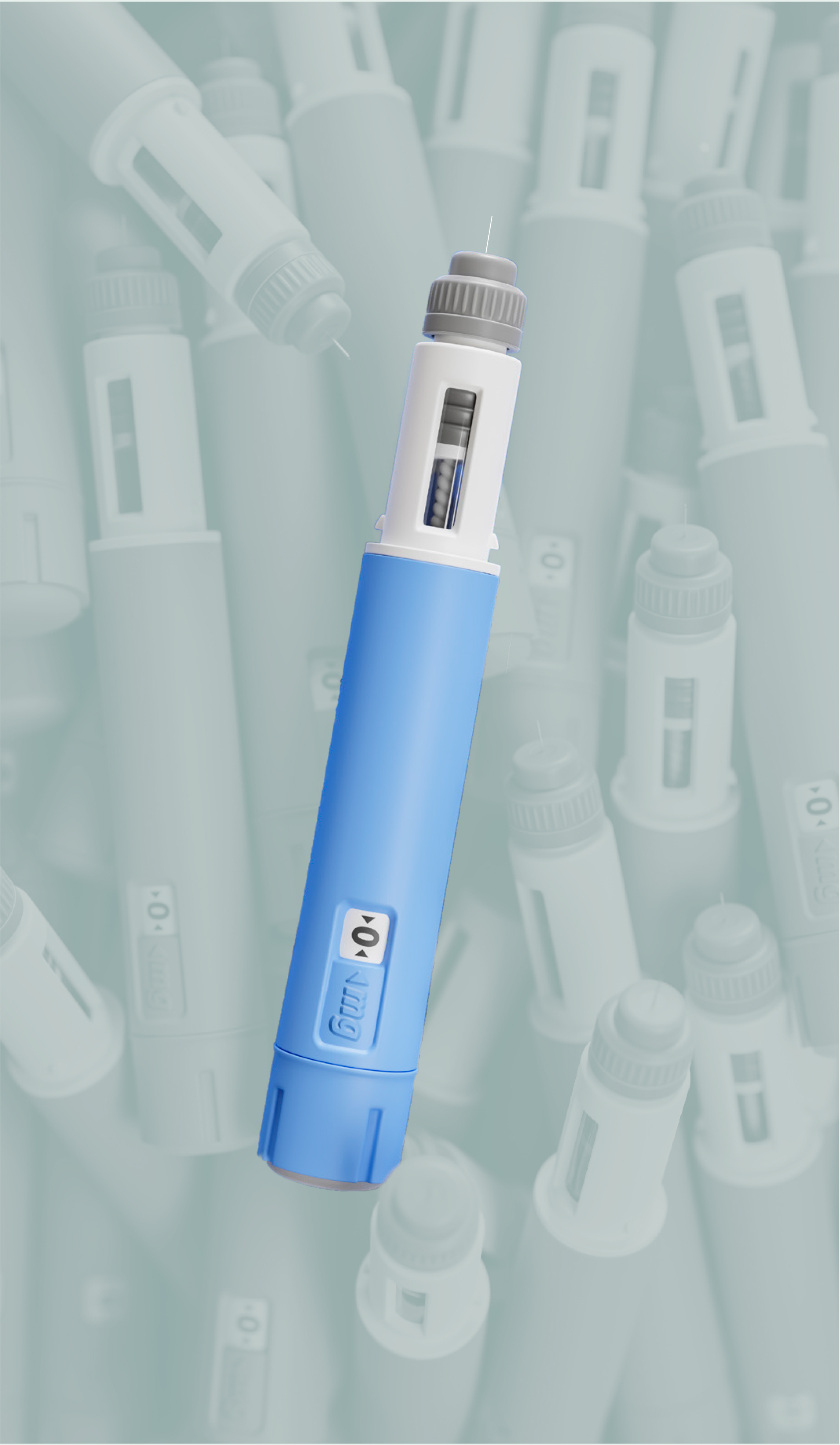 Illustration of injection pen.