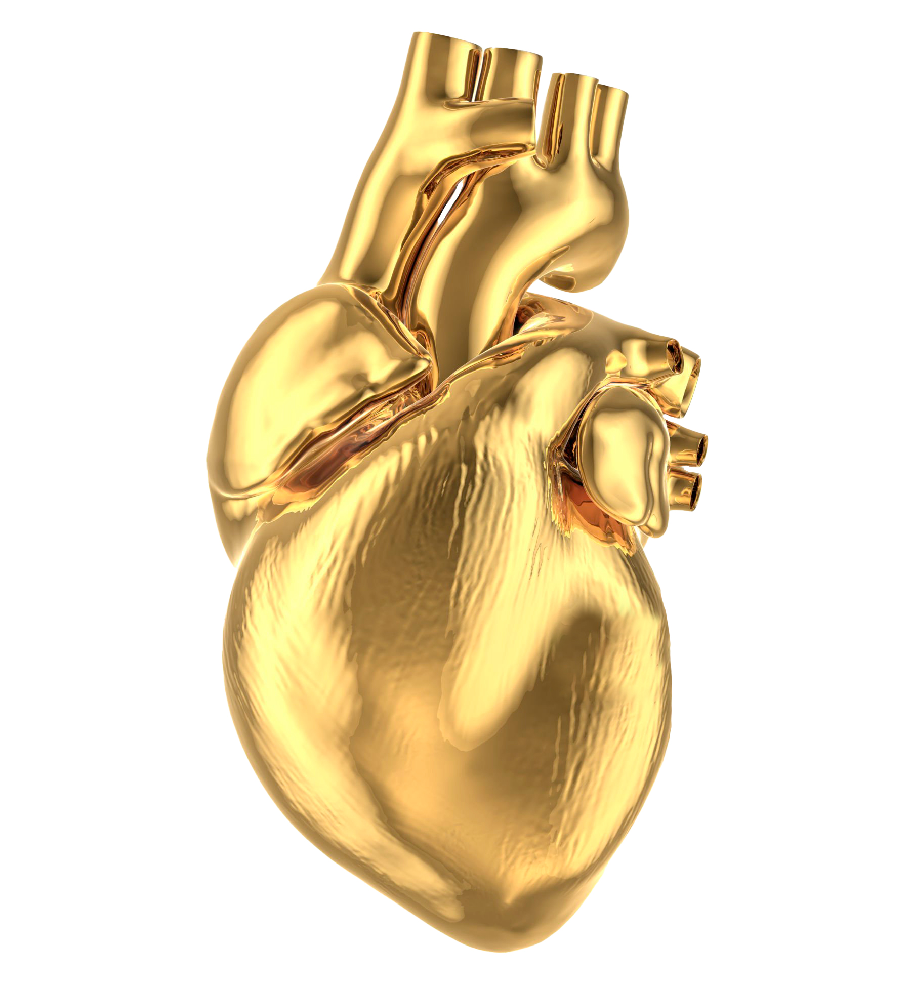 gold heart