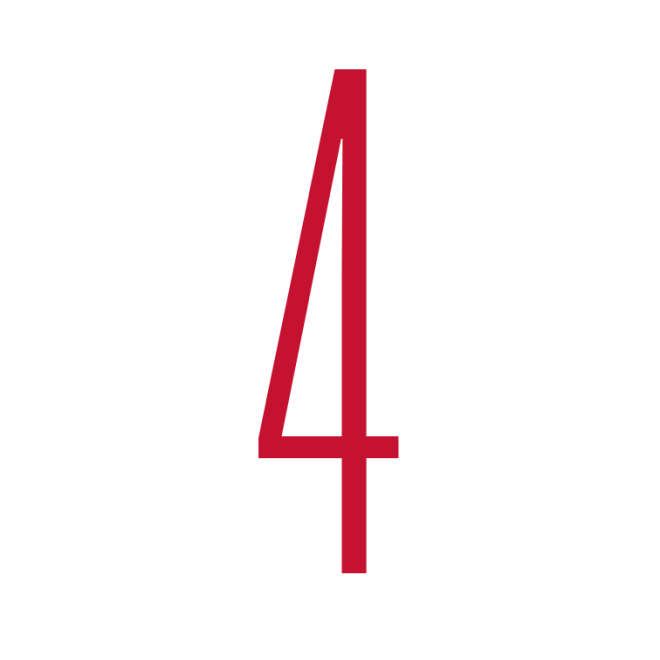 Numeral four
