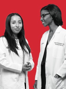 Photo composite of Brenda Panama and Dr. Hasina Outtz Reed.