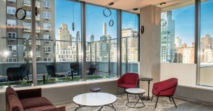 The Philip C. Su, M.D. and Wen-Huey L. Su Sky Lounge and Roof Terrace.